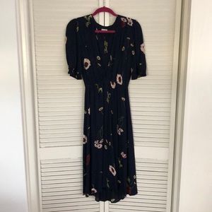 Reformation floral midi dress